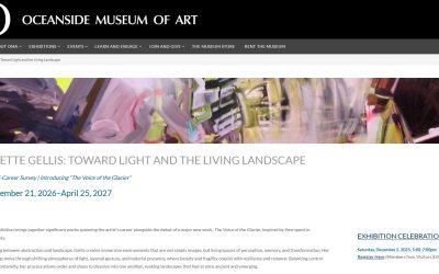 Yvette Gellis: Toward light and the living landscape
